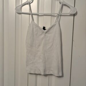 Top shop white tank top size US 6 and UK 10